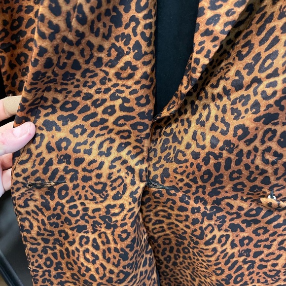 WORN ONCE! INC leopard blazer - Picture 5 of 10